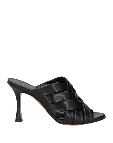 GUGLIELMO ROTTA Sandals Black Leather