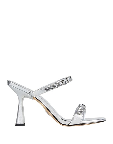 MICHAEL MICHAEL KORS Sandals Silver Leather