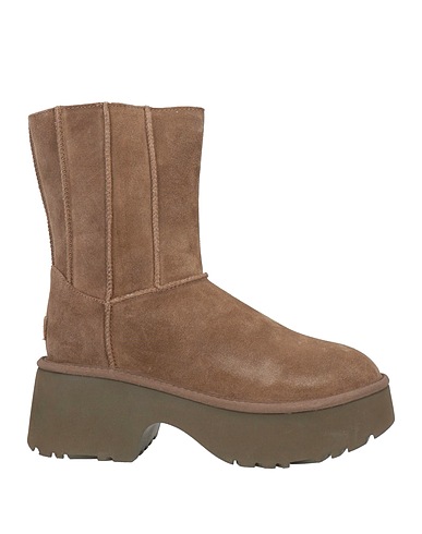 UGG Ankle boot CLASSIC TWIN SEAM NEW HEIGHTS Khaki Leather, Textile fibres