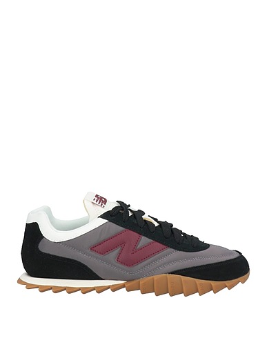 NEW BALANCE Sneakers Grey Leather, Textile fibres
