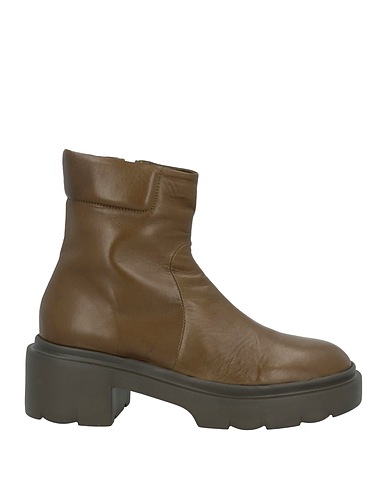 POMME D'OR Ankle boot Military green Leather