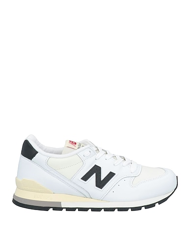 NEW BALANCE Sneakers Bianco Pelle, Fibre tessili