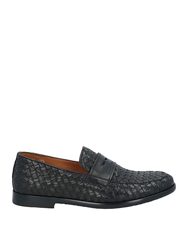 DOUCAL'S Loafers Black Leather
