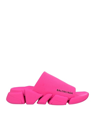 BALENCIAGA Sandals Fuchsia Textile fibres