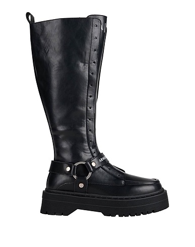 ARMANI EXCHANGE Boots Black 100% Calfskin
