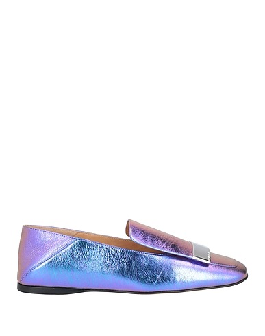SERGIO ROSSI Loafers Mauve Leather
