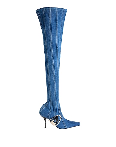 DIESEL Bottes Bleu Fibres textiles