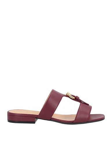 SERGIO ROSSI Sandals Plum Leather