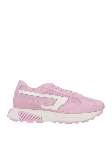 DIESEL Sneakers Lilac Leather, Textile fibres