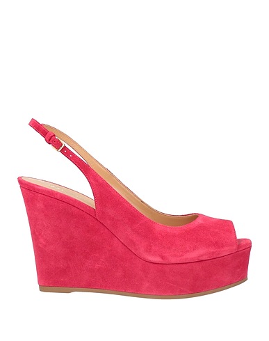 SERGIO ROSSI Sandals Magenta Leather
