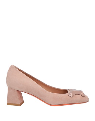 SANTONI Décolleté Rosa antico Pelle