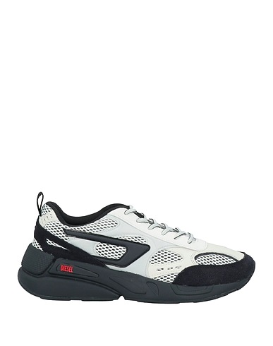 DIESEL Sneakers White Polyester, Leather