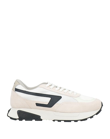 DIESEL Sneakers Ivory Calfskin, Polyester