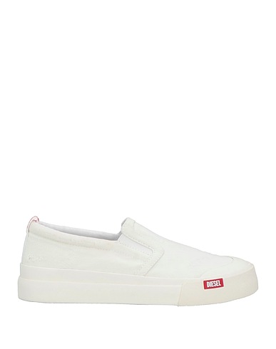 DIESEL Sneakers White Cotton, Elastane