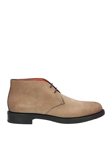 SANTONI Ankle boot Khaki Leather
