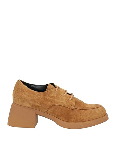 SPATARELLA Laced shoes Sand Leather