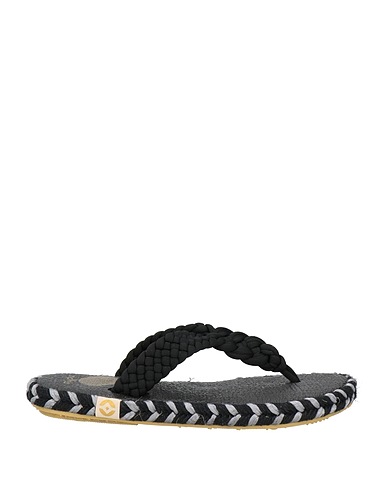 NALHO Flip flops Black Textile fibers