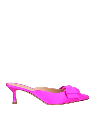 ROBERTO FESTA Mules and clogs Fuchsia Textile fibres