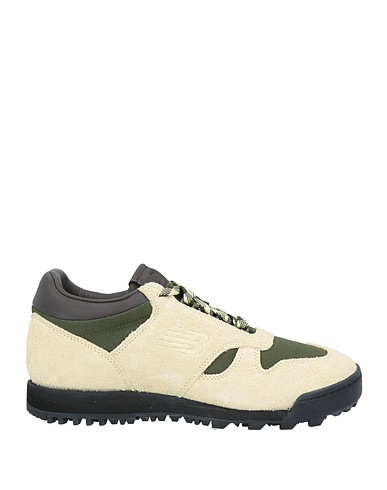 NEW BALANCE Ankle boot Military green Leather, Textile fibers