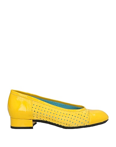 THIERRY RABOTIN Ballet flats Yellow Leather