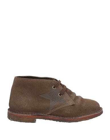 GOLDEN GOOSE Stiefelette Dunkelbraun Leder