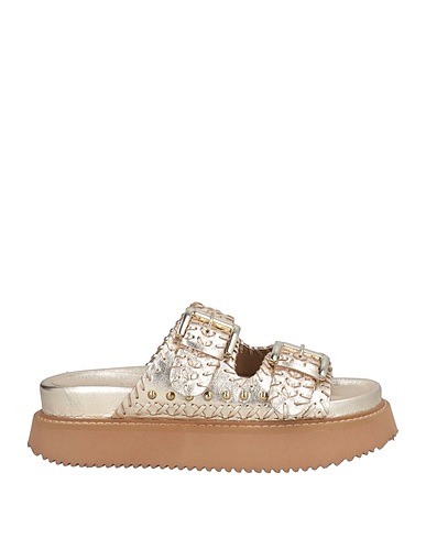 CORAL BLUE Sandals Platinum Leather