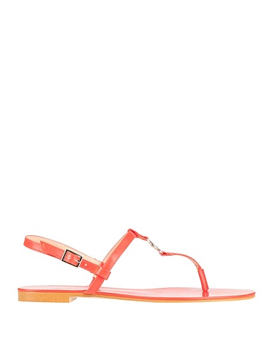 TWINSET Infradito Rosso pomodoro Poliuretano