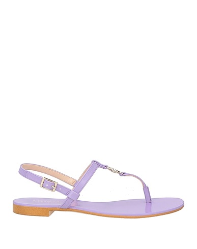 TWINSET Sandalias de dedo Lila Poliuretano
