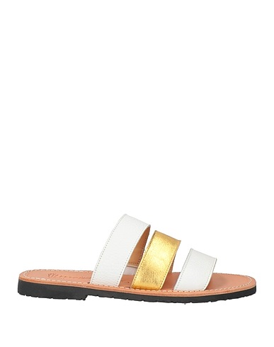 VIRREINA Sandals White Leather