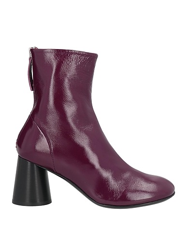 HALMANERA Ankle boot Plum Leather