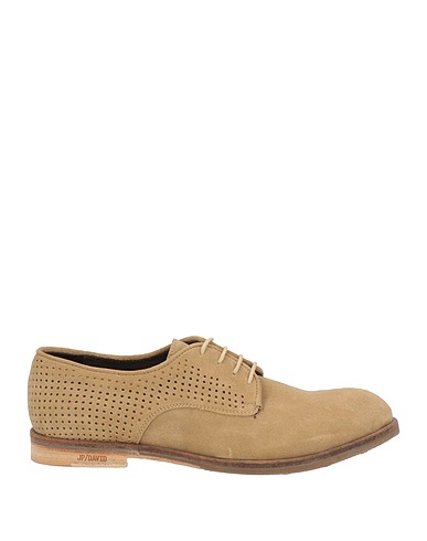 JP/DAVID Laced shoes for FEDELE MODE Beige Leather