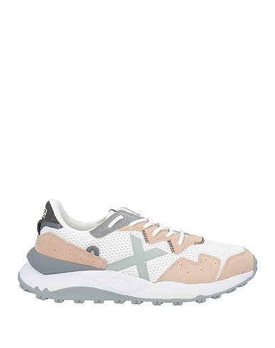 MUNICH Sneakers White Leather, Textile fibers