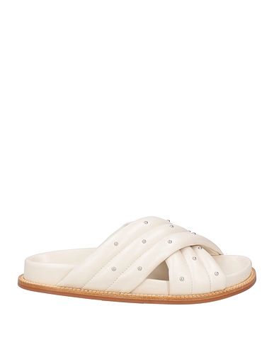 FABIANA FILIPPI Sandals Off white 100% Leather
