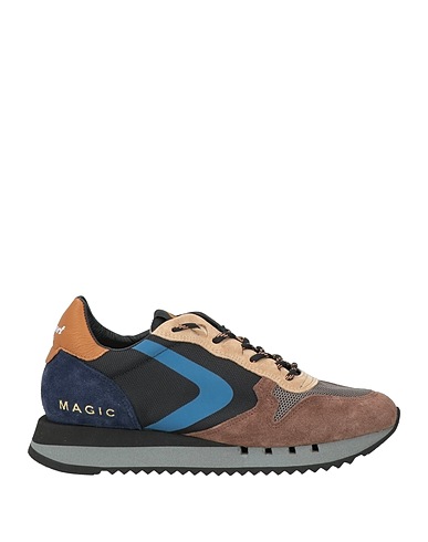 VALSPORT Sneakers Black Leather, Textile fibers