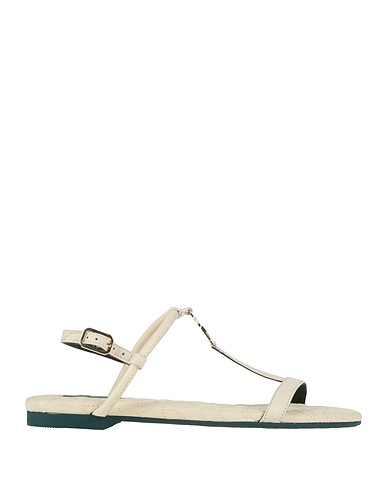 PATRIZIA PEPE Sandalia OFF WHITE Cuero