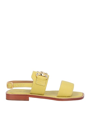 JEMI Sandals Light green Leather