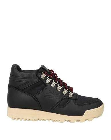 NEW BALANCE Sneakers Black Leather, Textile fibres