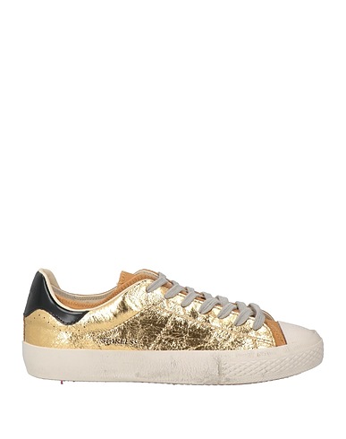 HIDNANDER Sneakers Camel Leather, Textile fibres