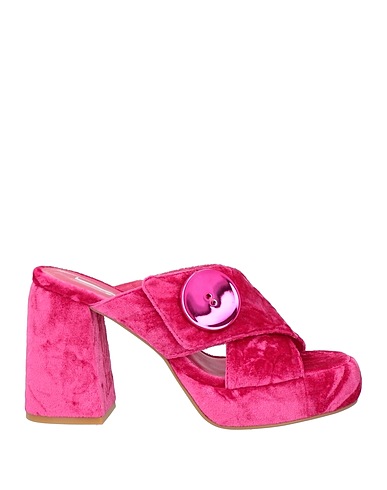 JEANNOT Sandali Fucsia Fibre tessili