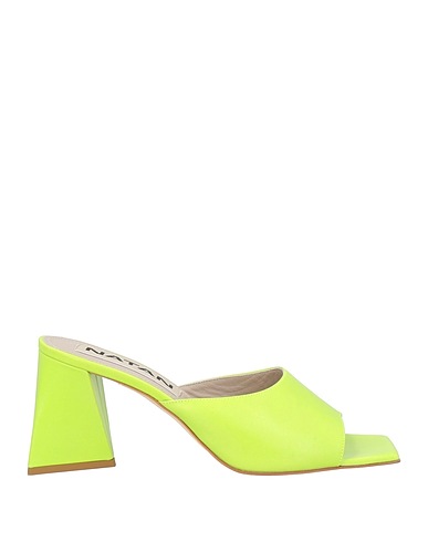 NATAN Sandals Lime green Leather