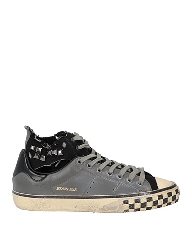 HIDNANDER Sneakers Black Leather, Textile fibres