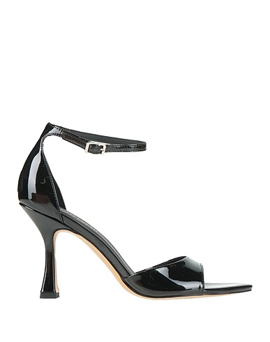 BRUNO PREMI Sandals Black Textile fibres