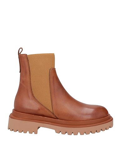 ARIA SHOES Ankle boot Brown Calfskin