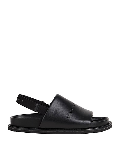 STELLA McCARTNEY Sandals Black Textile fibres, Other Fibres