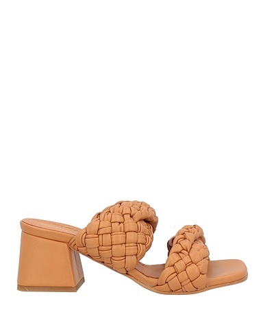 BERVICATO Sandals Camel Leather