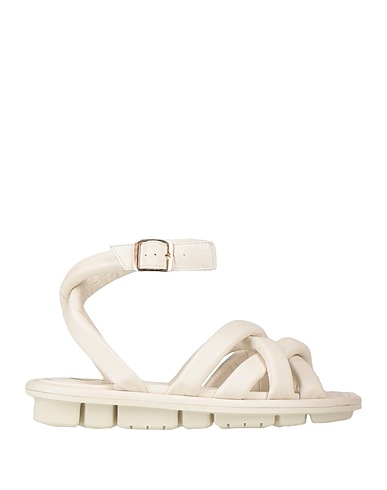 OA NON-FASHION Sandali Off white 100% Pelle di vitello