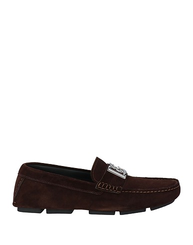 DOLCE&GABBANA Loafers Dark brown 100% Calfskin