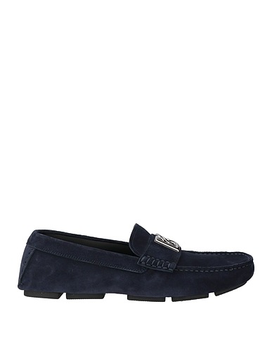 DOLCE&GABBANA Loafers Midnight blue 100% Calfskin