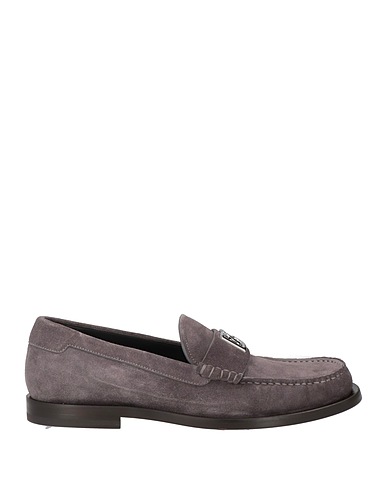 DOLCE&GABBANA Loafers Grey 100% Calfskin