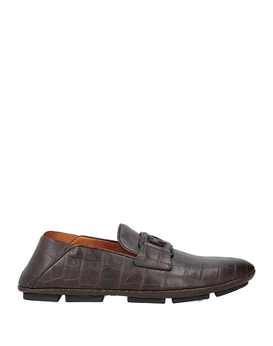 DOLCE&GABBANA Loafers Dark brown 100% Calfskin